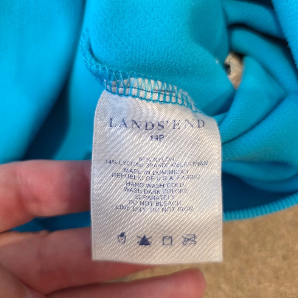 Lands' End Swimsuit Womens 14P - Picture 3 of 3